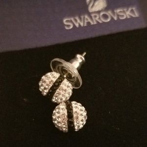 Swarovski Tuxedo Earrings